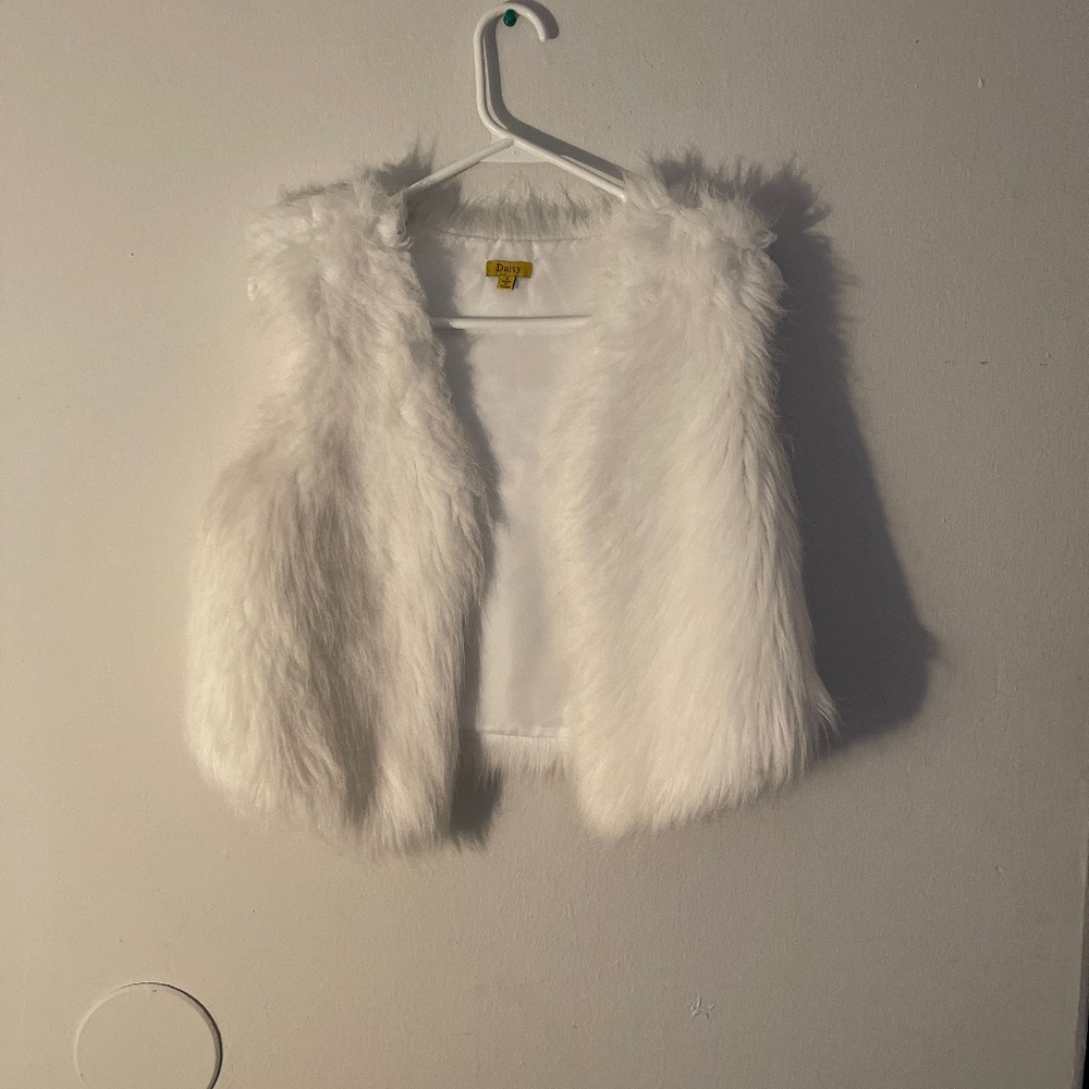 Faux fur vest